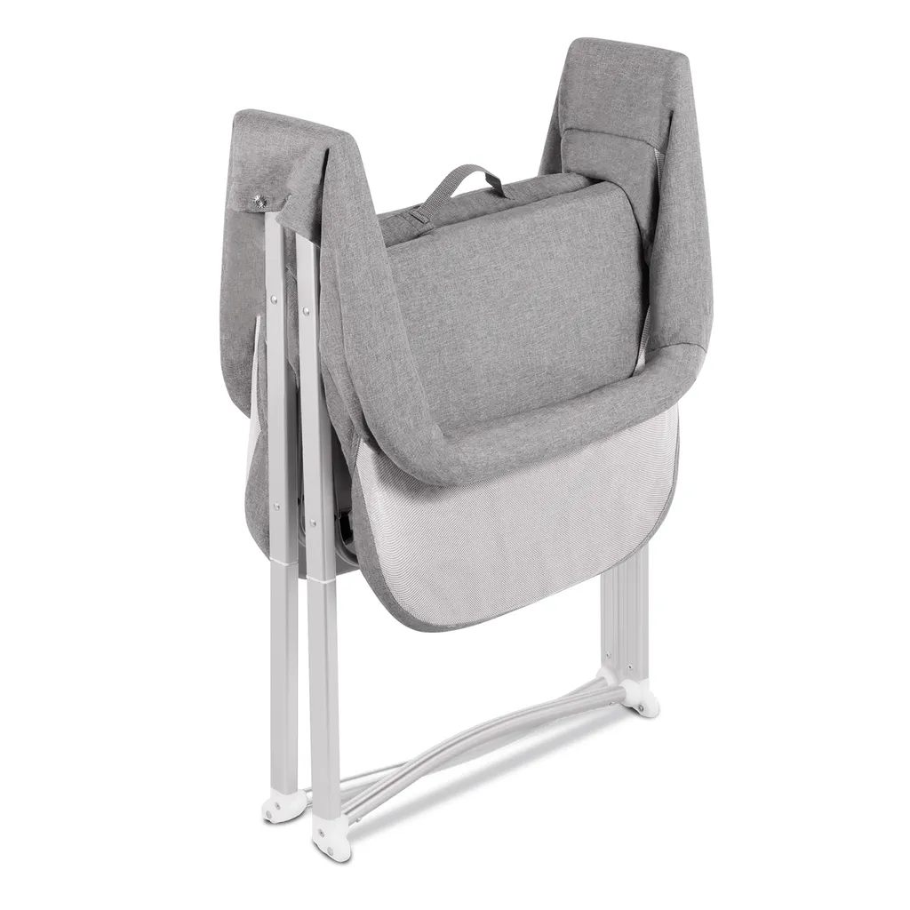 Lionelo Vera Faltbares Kinderbett 3in1 Baby Reisebett Laufstall Kinderwippe Grau 7 Lionelo Vera Faltbares Kinderbett 3in1 Baby Reisebett Laufstall Kinderwippe Grau – Bild 5