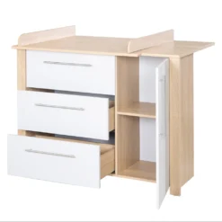 Roba Wickelkommode Mit Wickelansatz 'Matilda', Soft-Close, 3 Schubladen, 1 Tür, Wickelhöhe 90,5 Cm -Barbie Store 699520a8878c7e2ccda8796255a7b0f7