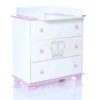 LCP Kids Baby Wickelkommode Prinzessin Rosa