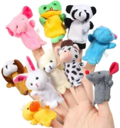 Fingerpuppen Baby, 10 Stück Fingerpuppen Tiere Set Für Baby Und Kinder -Barbie Store 6df674635a9f7dc66a00f0fe0579f965