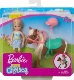 Barbie Chelsea Puppe & Pony (blond) -Barbie Store 6e2aed304fb3f32e1837942cf842c7b6