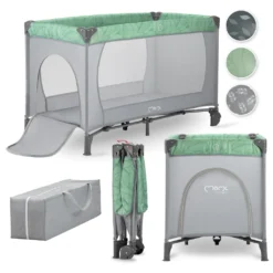 Reisebett Kinderreisebett Kinder Baby Babybett Kinderbett Laufstall Mit Einlage MoMi BELOVE