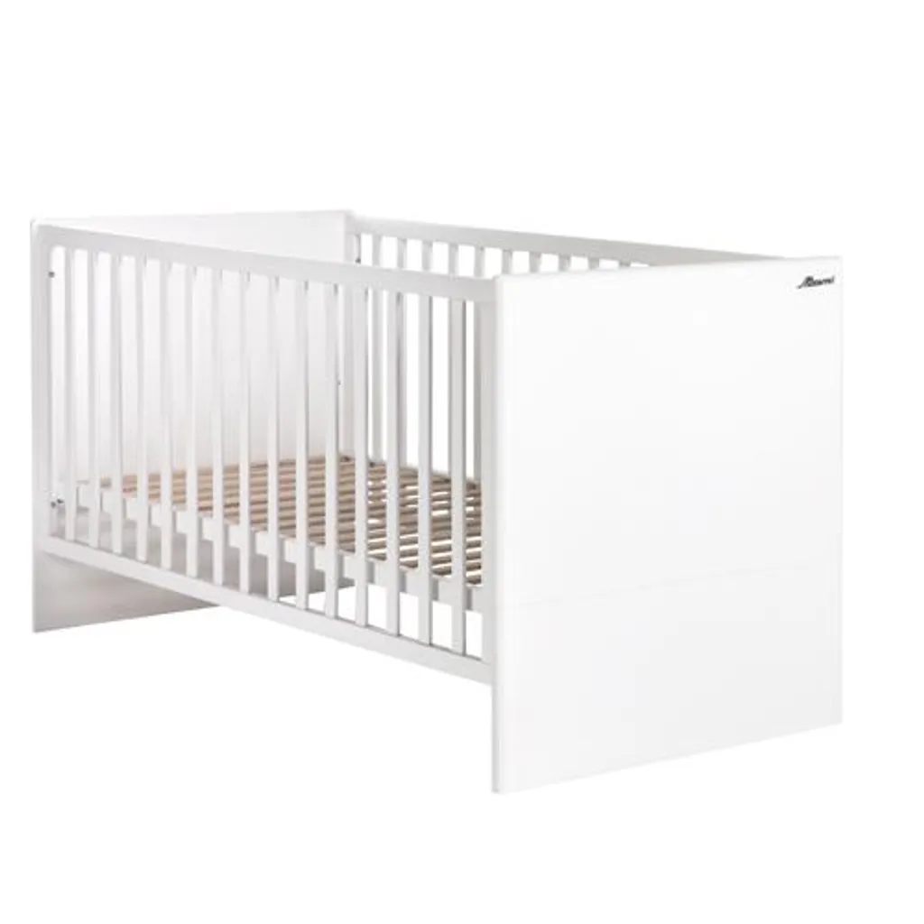 Miami Kombi-Kinderbett 70x140cm, 3x Höhenverstellbar, Flachstäbe Inkl 3 Schlupfprossen 4 Miami Kombi-Kinderbett 70x140cm, 3x Höhenverstellbar, Flachstäbe Inkl 3 Schlupfprossen – Bild 2