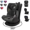 Lionelo Bastiaan Kindersitz 0-36 Kg ISOFIX 360° Autokindersitze Kinderautositze Gray-Schwarz -Barbie Store 7377c9540815d16f174b2ff718bdc5ac
