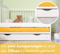 Alcube® Mitwachsendes Babybett 60 X 120 Cm Mit Schublade Gitterbett 120x60 Kiefernholz Zum Kinderbett Umbaubar In Weiß 36 Alcube® Mitwachsendes Babybett 60 X 120 Cm Mit Schublade Gitterbett 120x60 Kiefernholz Zum Kinderbett Umbaubar In Weiß -Barbie Store 73a2bac1415952c6eee37dd0d57df048