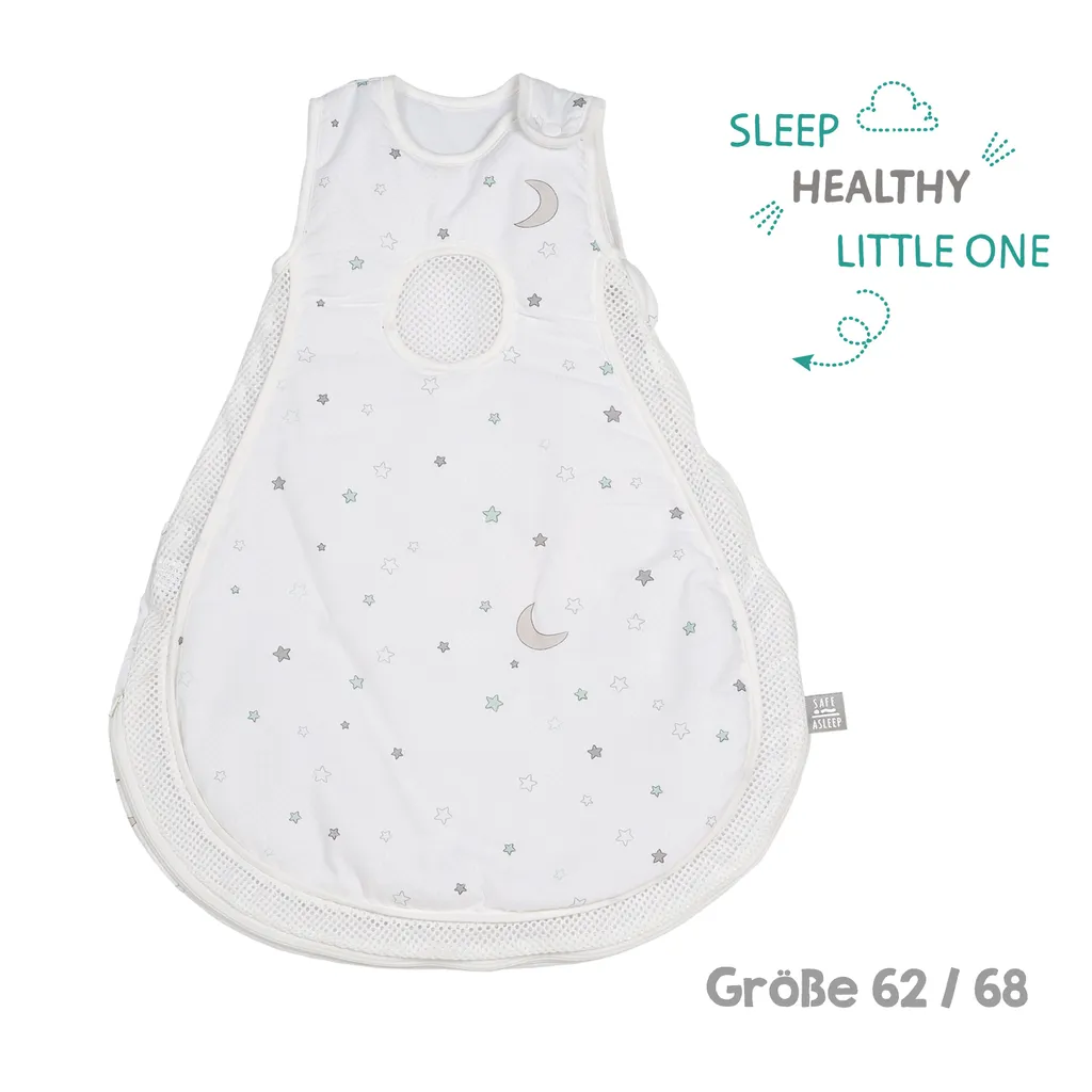 Roba Babybett Safe Asleep, Komplettbettset, Matratze, Nest, Babyschlafsack, 70x140cm Sternenzauber 7 Roba Babybett Safe Asleep, Komplettbettset, Matratze, Nest, Babyschlafsack, 70x140cm Sternenzauber – Bild 5