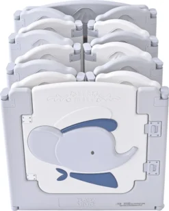 Baby Vivo Laufgitter Aus Kunststoff Faltbar - Kapitän Benjamin In Grau Und Weiß -Barbie Store 73ca546003b96edda829eb3ad4179aa3