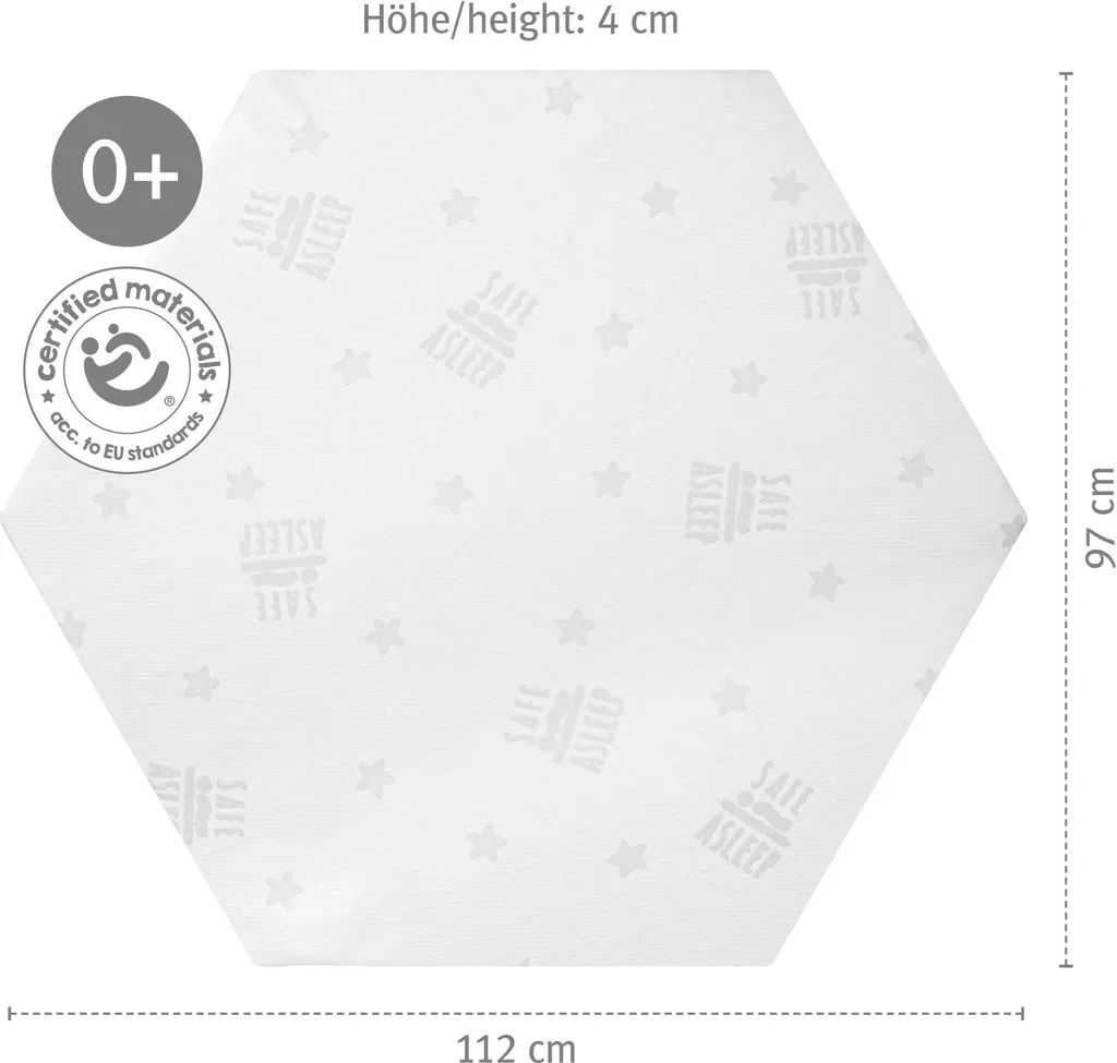 Roba Laufgittermatratze Safe Asleep® 'Air' Für 6eck Laufgitter, 114x99cm, Für Art. 0232, 202032, 202500 7 Roba Laufgittermatratze Safe Asleep® 'Air' Für 6eck Laufgitter, 114x99cm, Für Art. 0232, 202032, 202500 – Bild 5