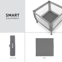 Hauck Sleep N Play SQ Nordic Grey -Barbie Store 762462a0f9224c66304417d04b7f6c0b