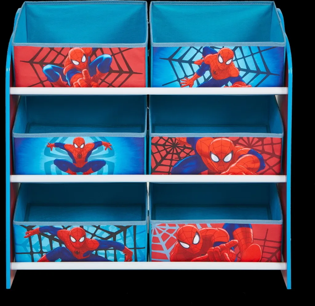Worlds Appart Spider-Man - Regal Zur Spielzeugaufbewahrung Mit Sechs Kisten Für Kinder, 471SDR 15 Worlds Appart Spider-Man - Regal Zur Spielzeugaufbewahrung Mit Sechs Kisten Für Kinder, 471SDR – Bild 13