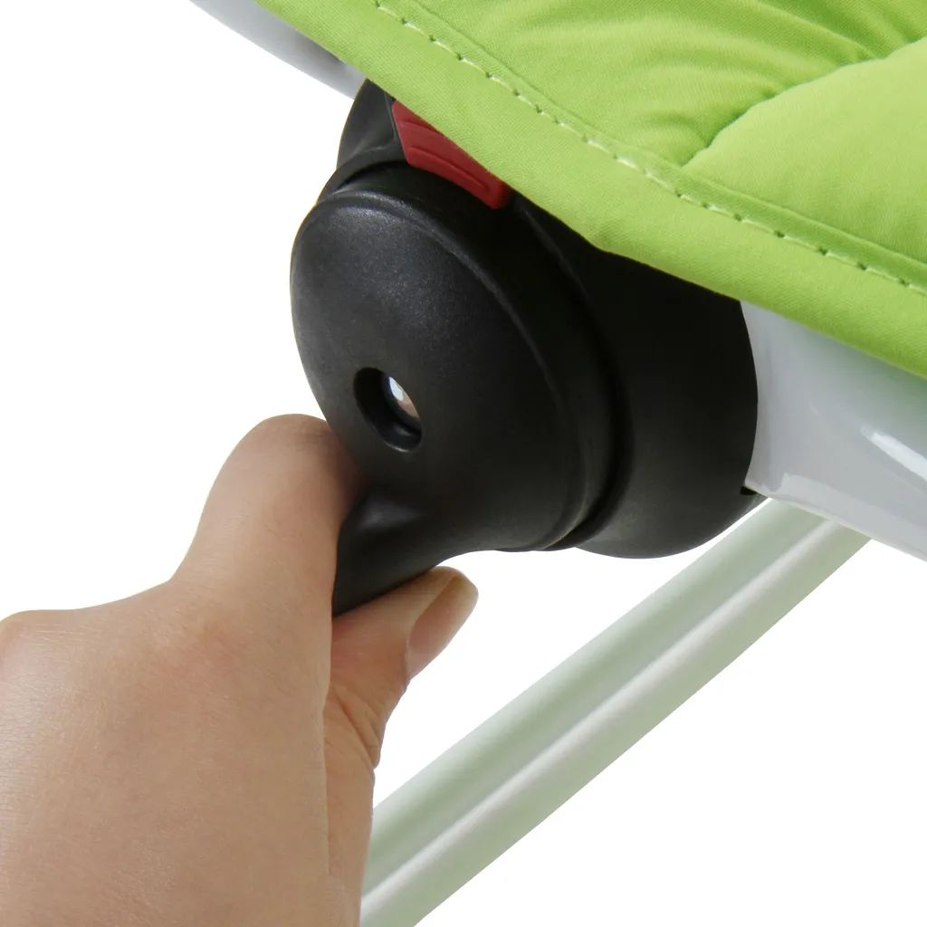 Infantastic® Babywippe - Grün, Mit 3-Punkt-Sicherheitssystem, Stabilem Metallrohr-Gestell, Schaukelfunktion, Inkl. Spielbogen, 3 Spielzeuge - Babyschaukel, Schaukelwippe, Babytrage 10 Infantastic® Babywippe - Grün, Mit 3-Punkt-Sicherheitssystem, Stabilem Metallrohr-Gestell, Schaukelfunktion, Inkl. Spielbogen, 3 Spielzeuge - Babyschaukel, Schaukelwippe, Babytrage – Bild 8