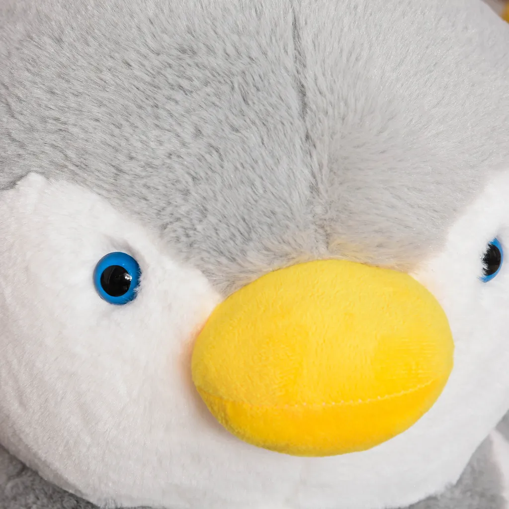 HOMCOM Plüsch-Kindersessel Plüschtier Kinderstuhl Sofa Pinguin Für Spielzimmer Kinderzimmer Für 18-36 Monaten Hellgrau+Blau 59 X 50 X 59 Cm 11 HOMCOM Plüsch-Kindersessel Plüschtier Kinderstuhl Sofa Pinguin Für Spielzimmer Kinderzimmer Für 18-36 Monaten Hellgrau+Blau 59 X 50 X 59 Cm – Bild 9