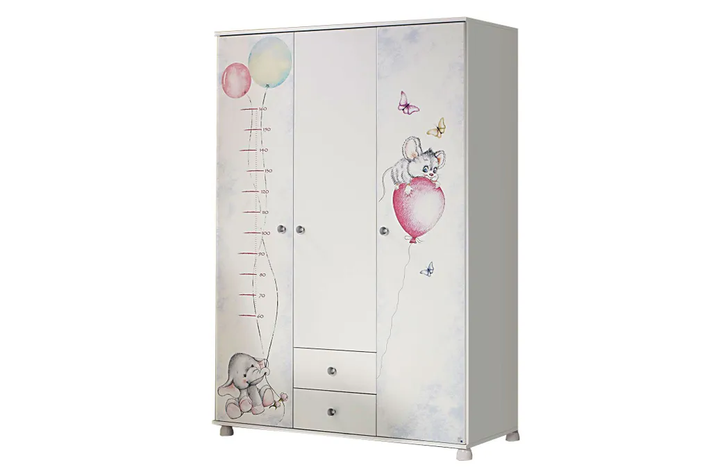 Komplett Babyzimmer Jemma In Weiß Mit Printdekor "Tiere" 7 Teiliges Komplett Set Von RAUCH Möbel, Babyzimmermöbel Komplett 4 Komplett Babyzimmer Jemma In Weiß Mit Printdekor "Tiere" 7 Teiliges Komplett Set Von RAUCH Möbel, Babyzimmermöbel Komplett – Bild 2