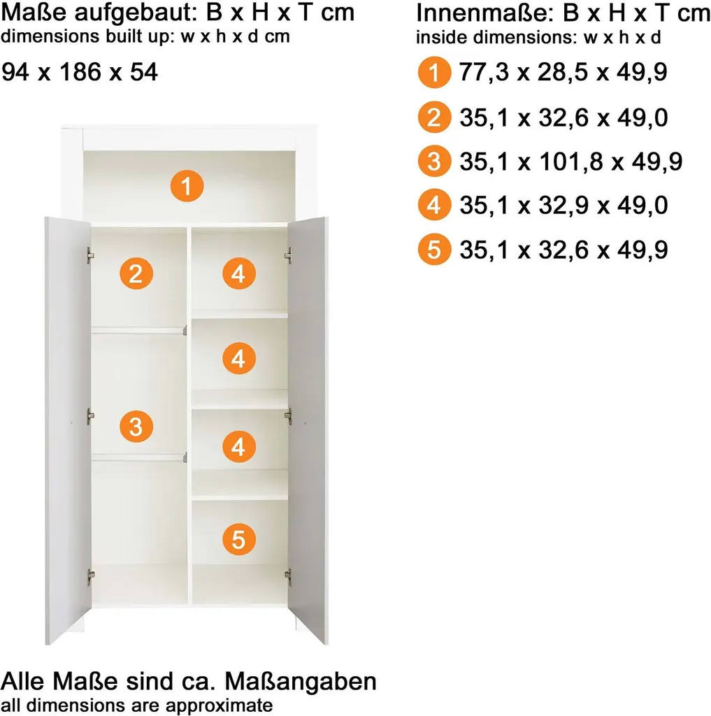 Trendteam Babyzimmer 4-teilige Kombination Pia Weiß Melamin/Lichtgrau Melamin 16 Trendteam Babyzimmer 4-teilige Kombination Pia Weiß Melamin/Lichtgrau Melamin – Bild 14