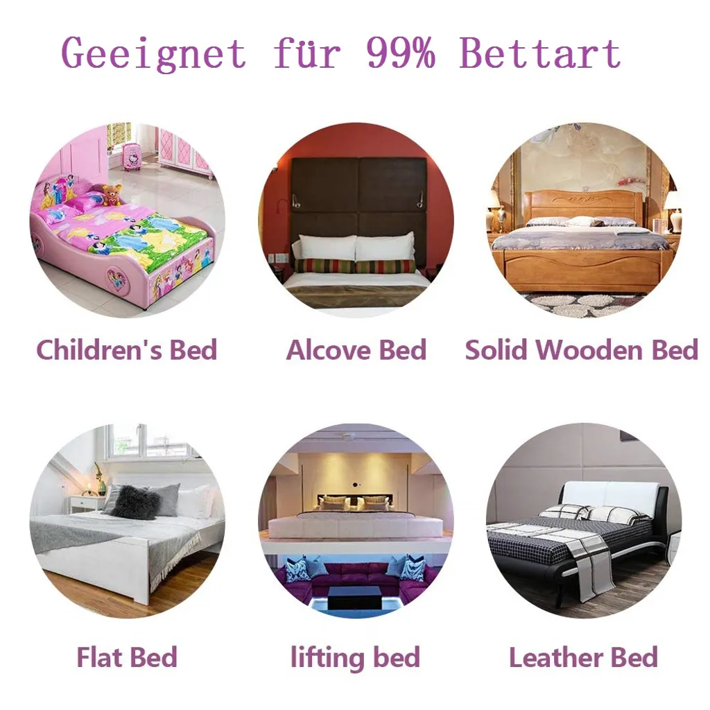 Zehnhase Bettgitter Bettschutzgitter Kinderbettgitter Babybettgitter 120 Cm, Grau, 1 Seite 12 Zehnhase Bettgitter Bettschutzgitter Kinderbettgitter Babybettgitter 120 Cm, Grau, 1 Seite – Bild 10