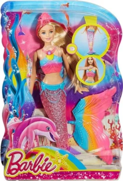 Barbie Dreamtopia Regenbogenlicht-Meerjungfrau Puppe (blond) -Barbie Store 7b1773857bc4a2c2cf88ee15e8e6e054