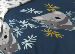 2tlg. Kinder Bettwäsche 140x200cm Koala Baumwolle Bettdecke Bettgarnitur Blau -Barbie Store 7de8faf336daa62b7f07d314c709e9f3