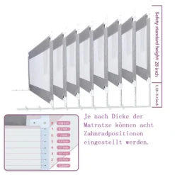 Zehnhase Bettgitter Bettschutzgitter Kinderbettgitter Babybettgitter 120 Cm, Grau, 1 Seite 34 Zehnhase Bettgitter Bettschutzgitter Kinderbettgitter Babybettgitter 120 Cm, Grau, 1 Seite -Barbie Store 7e580bc52d76164201402ae76043d4c3