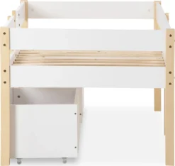 Merax Kinderbett 90x200cm Kinderhaus Hausbett Mit Rausfallschutz, Lattenrost & 2 Schubladen In Kiefer, Mädchen Jungen Bett, Weiß -Barbie Store 829e99bacbf116956c5ae348724ff6c5