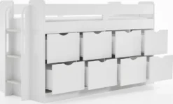 Funktions-/Hochbett FLORI, LF 90 X 200 Cm Inkl. Lattenrost Und 8 Großen Schubladen 20 Funktions-/Hochbett FLORI, LF 90 X 200 Cm Inkl. Lattenrost Und 8 Großen Schubladen -Barbie Store 82c5aa269b2e0271bd198c254393b0a1