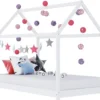 VidaXL Kinder-Bettgestell Weiß Massivholz Kiefer 70 X 140 Cm -Barbie Store 832d3cda8fcec56869e34315e84379cc