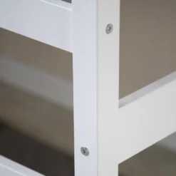 Homestyle4u 1899, Kinder Hochbett Mit Schreibtisch, Kinderbett 90x200 Cm Weiß, Holz Kiefer -Barbie Store 836ba4f5ae33b0d5775c684e61b5a124