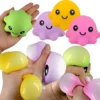 4x Quetschball Oktopus Squeezeball Bunt Tier Ball Antistress Krake Knetball 8cm -Barbie Store 8398e60f73eca7496cadad948ff65614