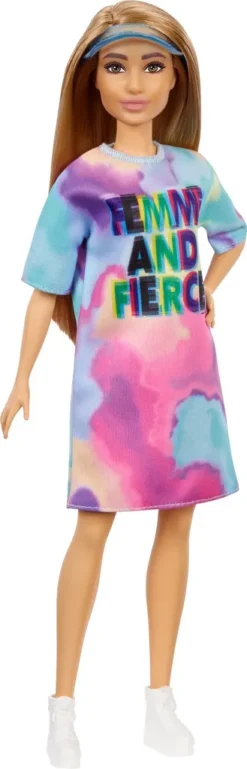 Barbie Fashionistas Puppe Im Tie Dye Kleid, Anziehpuppe, Modepuppe
