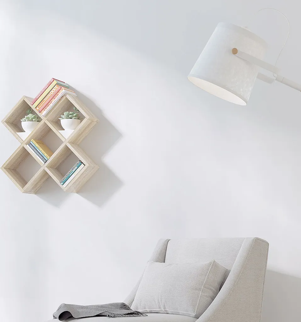 Paris Wandregal, CD Regal, DVD Regal, Bücherregal, Regal In Weiss, Schwarz, Sonoma Farbe , Farbe:Sonoma 4 Paris Wandregal, CD Regal, DVD Regal, Bücherregal, Regal In Weiss, Schwarz, Sonoma Farbe , Farbe:Sonoma – Bild 2