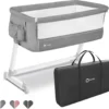 Lionelo Theo 2in1 Reisebett Beistellbett Kinderbett Ab Geburt Bis 9 Kg Grau