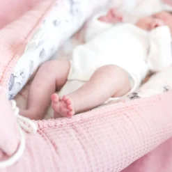 Babynest Neugeborene Nestchen Baby 90x50 Cm - Kokon Handmade Zweiseitig Aus Baumwolle Waffel Mit Babynestchen Wilde Rose Rosa -Barbie Store 88be8736855f2b6a304e50363848bd53