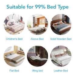 Zehnhase Bettgitter Länge 140 Cm 1 Seite Bettschutzgitter Kinderbettgitter Babybettgitter, Absturzsicherung Für Kinder, Baby, Grau -Barbie Store 89589621d6111b3035f22a7747baa567