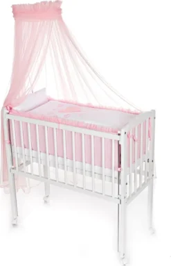 Herzen Rosa Mobiles Beistellbett 90x40 Mit Rollen Komplett -Barbie Store 89a99bc4700d64168630d88d672f42dc