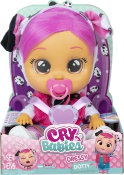 IMC Toys Spielwaren Cry Babies Dressy Dotty Babypuppen Puppen Babypuppen Räumungsverkauf -Barbie Store 8b39643a72ac95a462e0470929d803b1
