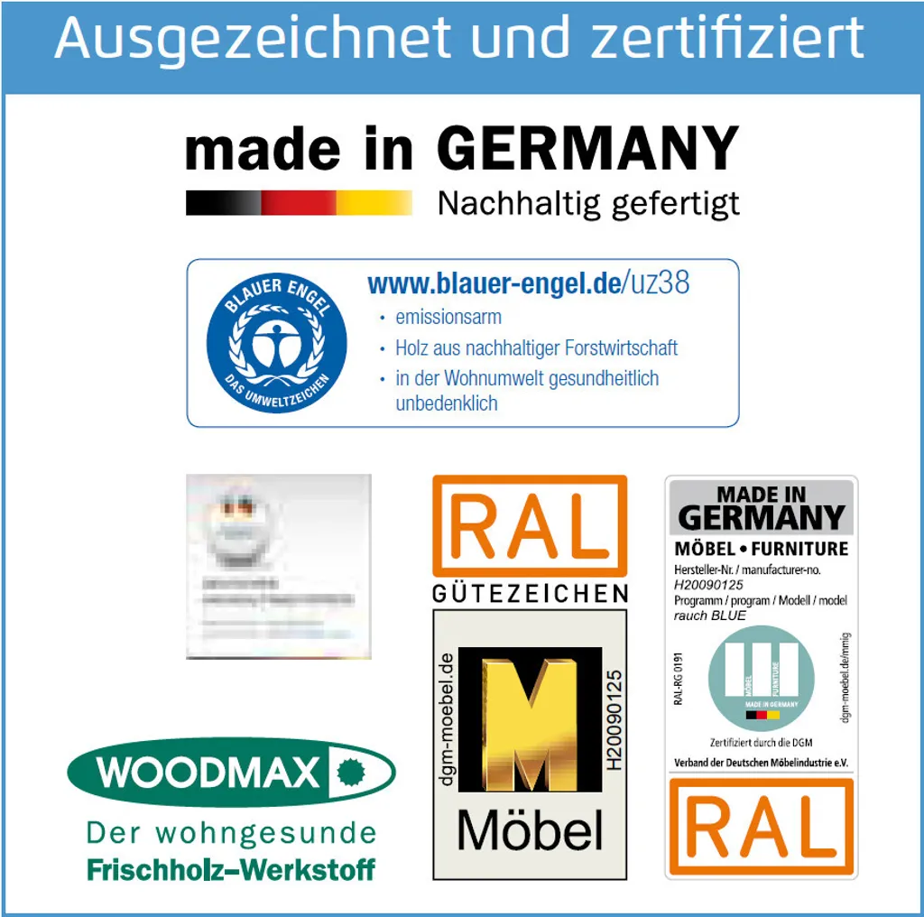 Komplett Babyzimmer Jemma In Weiß Mit Printdekor "Tiere" 7 Teiliges Komplett Set Von RAUCH Möbel, Babyzimmermöbel Komplett 6 Komplett Babyzimmer Jemma In Weiß Mit Printdekor "Tiere" 7 Teiliges Komplett Set Von RAUCH Möbel, Babyzimmermöbel Komplett – Bild 4