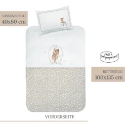Disney Bambi Kinder-Bettwäsche 40x60 Cm + 100x135 Cm · Baby-Bettwäsche In Biber / Flanell - 100% Baumwolle -Barbie Store 8ec54ddfa8e84dffc7e7a161f7543a6c