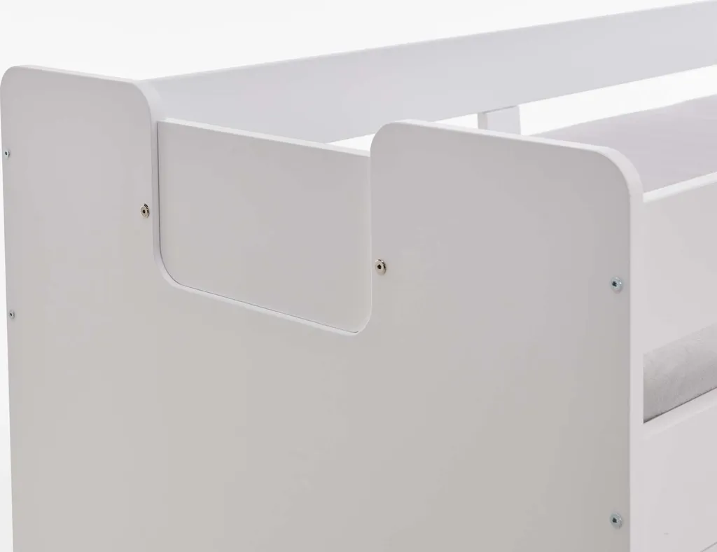 Funktions-/Hochbett FLORI, LF 90 X 200 Cm Inkl. Lattenrost Und 8 Großen Schubladen 3 Funktions-/Hochbett FLORI, LF 90 X 200 Cm Inkl. Lattenrost Und 8 Großen Schubladen