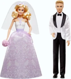 Hochzeitsset | Barbie Puppe | Mit Ken, Stacie & Chelsea | Mattel DJR88 -Barbie Store 9049311833004dce6b2d0058d95f1e35