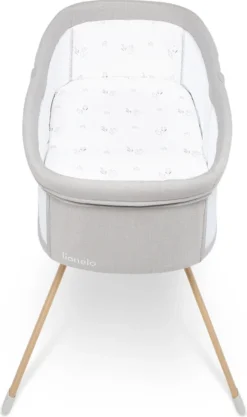 LIONELO Malin Evo Kinderbett, Babywiege, Reisebett Für Babys Mit Matratze, Kinderreisebett, Reisegitterbett, Von 0 Bis 9 Kg, Vordach, Moskitonetz, Klappbar, Schaukelsystem, Liegeverstellung, Schnelle Montage, Reisetasche, Leicht -Barbie Store 918765b9e0ba064c3275bdab3120039d