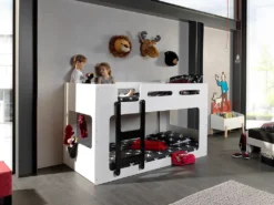 Vipack - Luca Halbhohes Bett 90 X 200 Cm Liegefläche, Weiß -Barbie Store 9249a3633a124c062ae2eecbb28ccc92