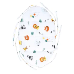 Babynest Neugeborene Nestchen Baby – Velvet Kuschelnest Mit Zopf Kissen Zerlegbares Set Zweiseitig Babynestchen Babybett 75X45, Safari -Barbie Store 930ce60e39ea50988f0c14c27fa01e51