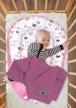 PIMKO Babynest 2seitig Minky Babynestchen Für Baby Kuschelnest Babykokon Für Säuglinge Und Neugeborene Babykissen Für Zuhause 55 X 90 Cm - ROSA Herzen 9 PIMKO Babynest 2seitig Minky Babynestchen Für Baby Kuschelnest Babykokon Für Säuglinge Und Neugeborene Babykissen Für Zuhause 55 X 90 Cm - ROSA Herzen -Barbie Store 97f2904cda6ba5e01c0704dafa253eb7