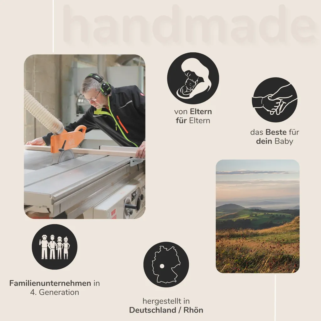 Sämann Laufgitter Basic 75x100 Cm Mit Matratze, Grau 5 Sämann Laufgitter Basic 75x100 Cm Mit Matratze, Grau – Bild 3