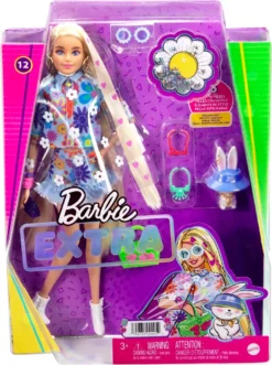 Barbie Extra Puppe Flower Power, Anziehpuppe, Modepuppe -Barbie Store 9a51cea9b24cd80e731212b61c707f97