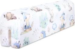 Bettkantenschutz Für Kinderbetten 90 Cm - Schutz Für Bettrahmen Kantenschutz Kinder Babybett Baumwolle Igel