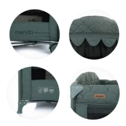 Chipolino Reisebett Merida Leinen, Aufbewahrungstasche, Zwei Ebenen, Matratze Dunkelgrün 15 Chipolino Reisebett Merida Leinen, Aufbewahrungstasche, Zwei Ebenen, Matratze Dunkelgrün -Barbie Store 9b2551c831a6e52fb1b898b2734ec7cb