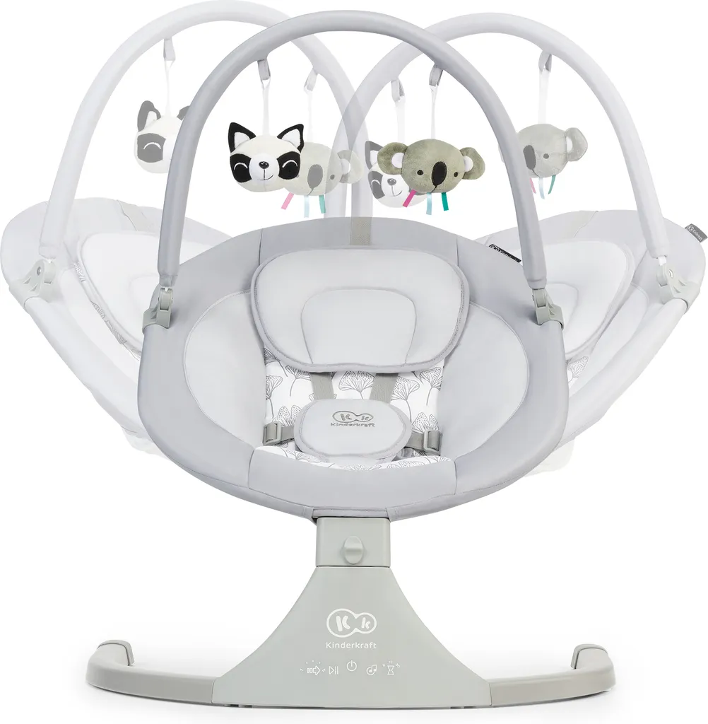 Kinderkraft Baby Rocker LULI Gray 3 Kinderkraft Baby Rocker LULI Gray