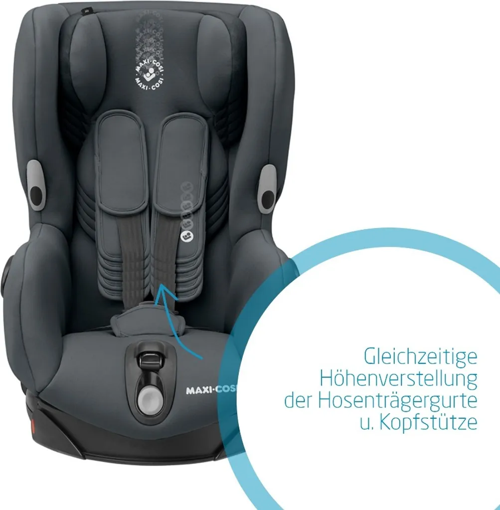 Maxi-Cosi Axiss Kindersitz, 180° Drehbarer Kleinkind Gruppe 1 Autositz (ca. 9-18 Kg) Wächst Mit Dem Kind Und Inkl. 8 Sitzpositionen, Nutzbar Ab Ca. 9 Monate Bis Ca. 4 Jahre, Authentic Graphite, Grau 7 Maxi-Cosi Axiss Kindersitz, 180° Drehbarer Kleinkind Gruppe 1 Autositz (ca. 9-18 Kg) Wächst Mit Dem Kind Und Inkl. 8 Sitzpositionen, Nutzbar Ab Ca. 9 Monate Bis Ca. 4 Jahre, Authentic Graphite, Grau – Bild 5