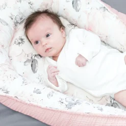 Babynest Neugeborene Nestchen Baby 90x50 Cm - Kokon Handmade Zweiseitig Aus Baumwolle Waffel Mit Babynestchen Wilde Rose Rosa -Barbie Store 9d4398bbaa7f9ede66f972014528c0d3