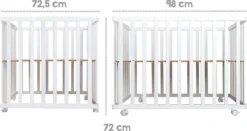 Roba Laufgitter ‚Sternenzauber Grau‘, 75 X 100 Cm, Spielgitter Inkl. Grauer Schutzeinlage Und Rollen, Weiß -Barbie Store 9d4c9054527d2aee8f8b84db5e5f918a